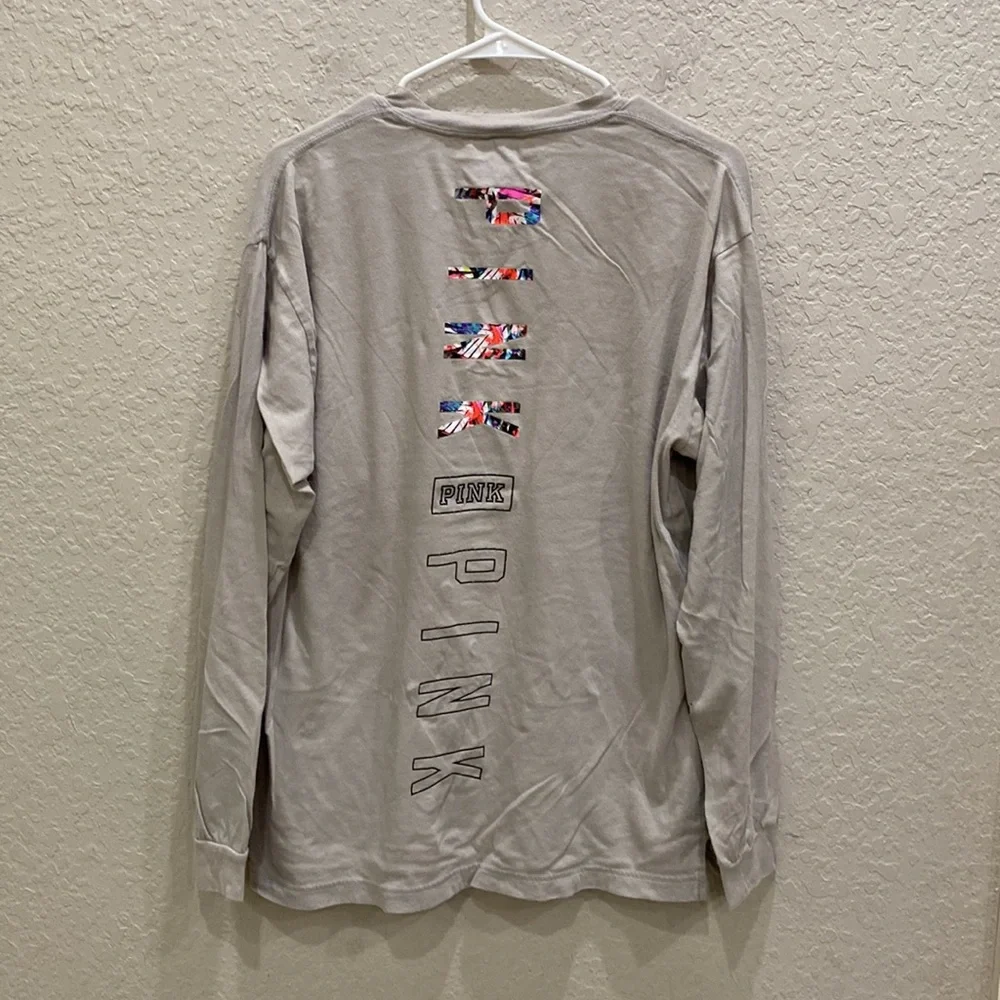 Pink Womens Long Sleeve Shirt - Picture 2 of 5